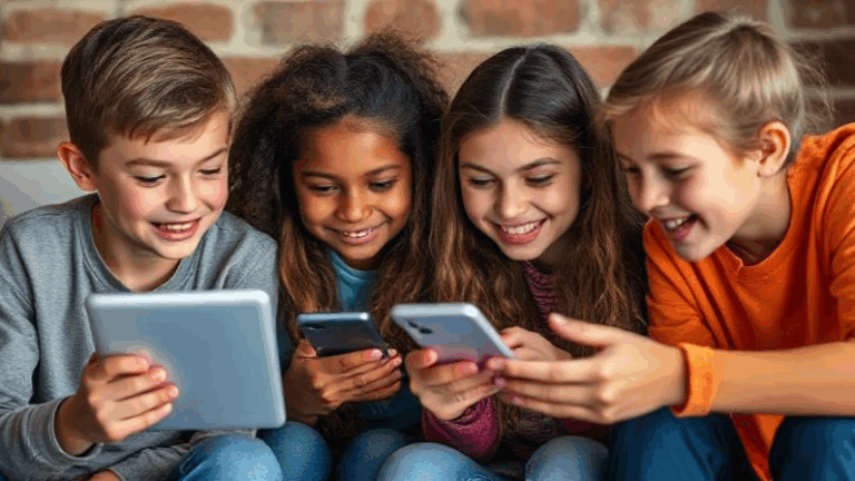 Digitale Teilhabevon Preteens.