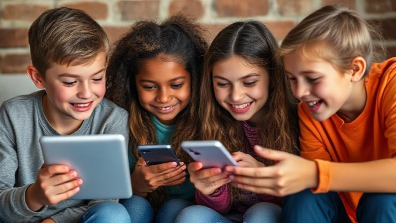 Digitale Teilhabevon Preteens.